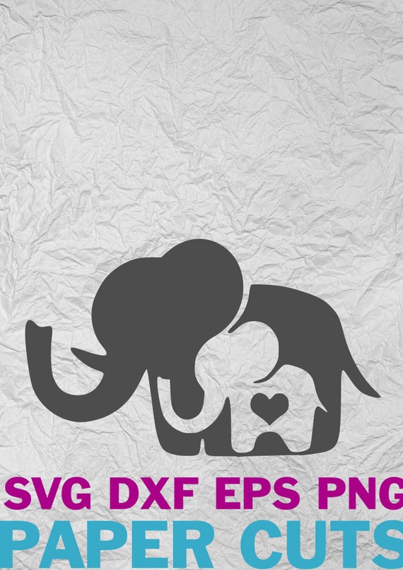 Download Mama en Baby Elephant Digitale Download svg dxf png eps | Etsy