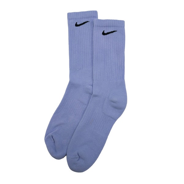 grey and blue nike socks