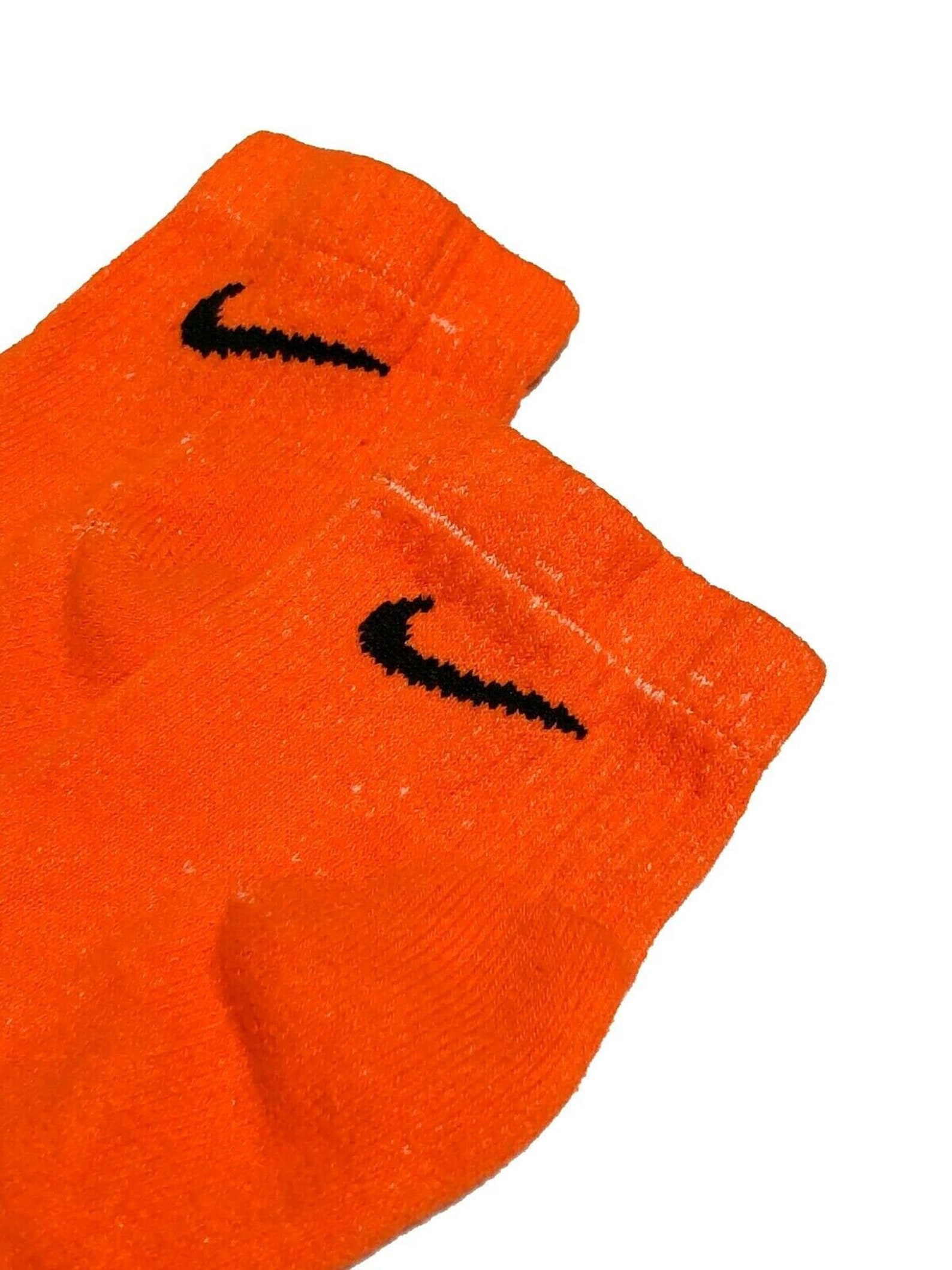 NIKE ORANGE ANKLE Official Nike Dyed Socks Hand Crew Socks - Etsy