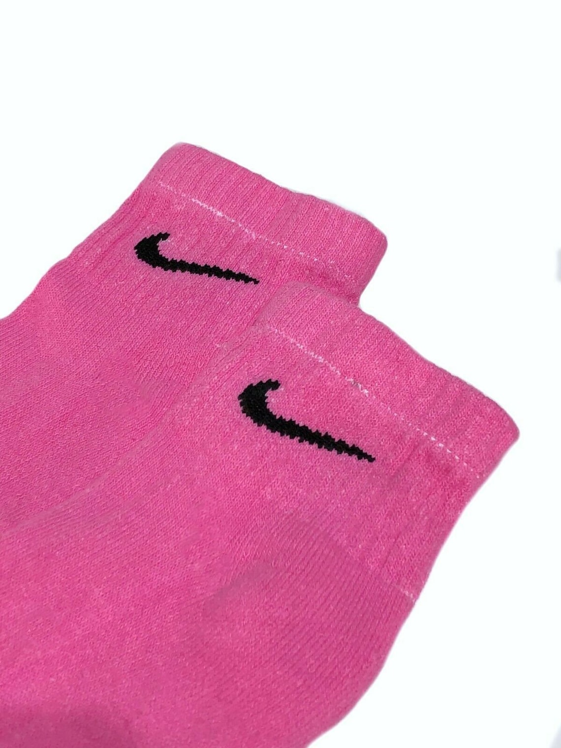 HOT PINK ANKLE Official Nike Dyed Socks Hand Crew Socks Tye Dye Nike Hypebeast Rare Quality