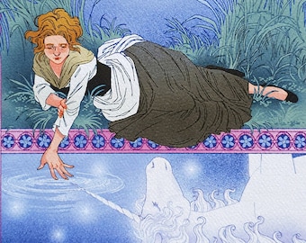 Molly Grue und das letzte Einhorn 8 x 10 Print