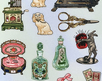 Sticker Sheet Antique Treasures