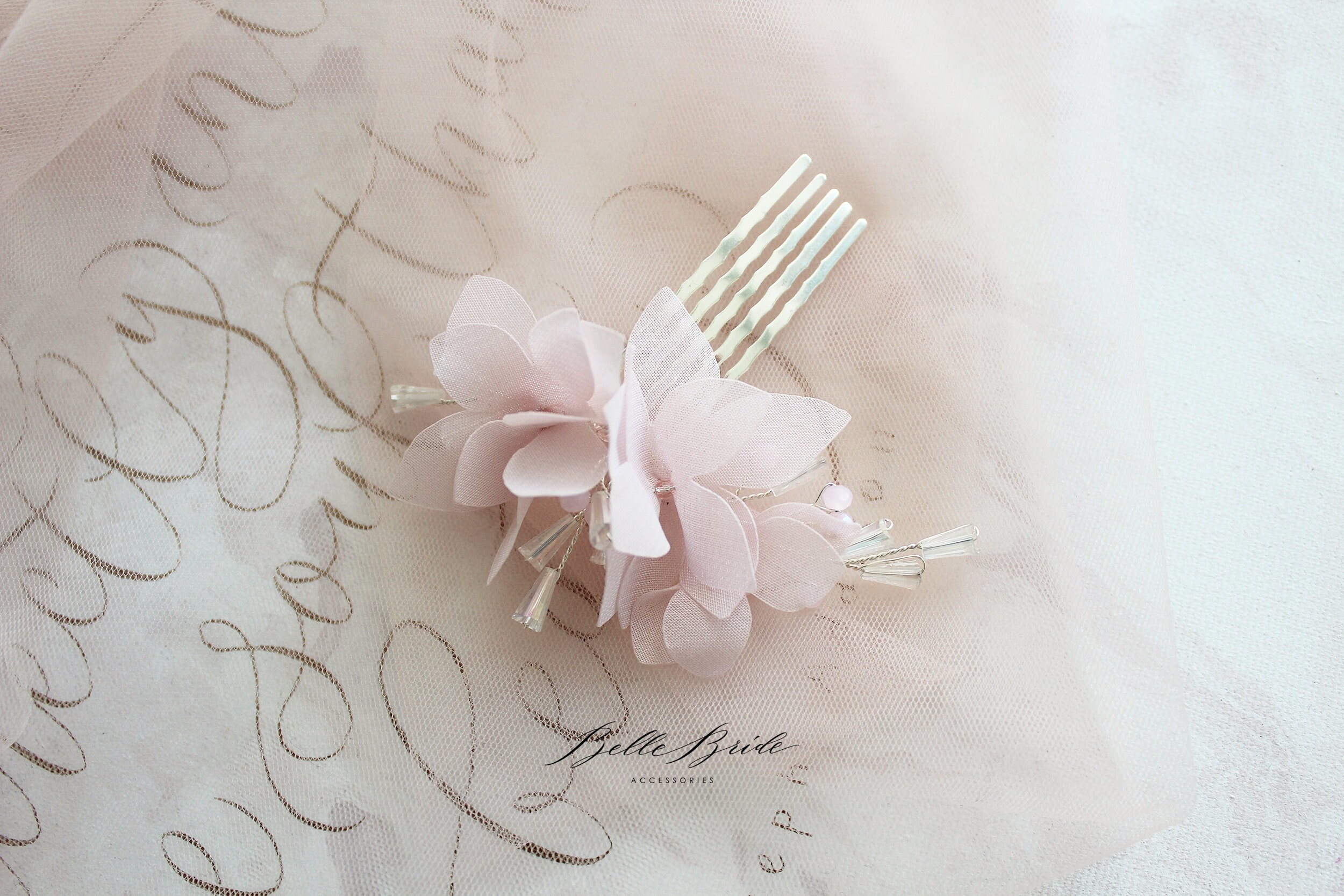 3 Fermagli Per Capelli A Forma Di Rosa - 8cm - Per Matrimoni E Occasioni Speciali - Foto 10