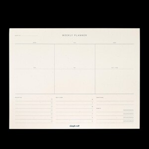 Weekly Planner Notepad