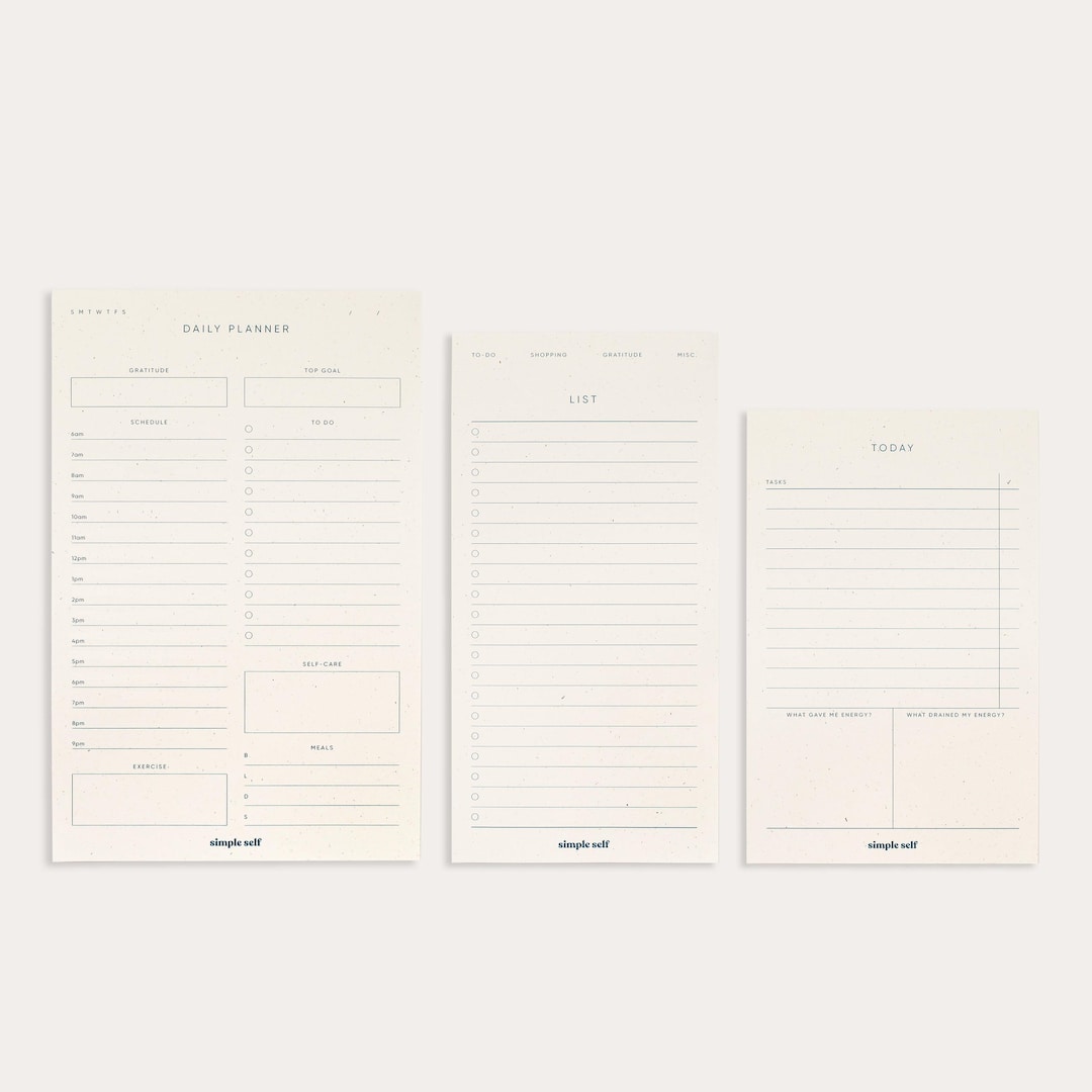 The Minimalist Notepad Bundle - Etsy