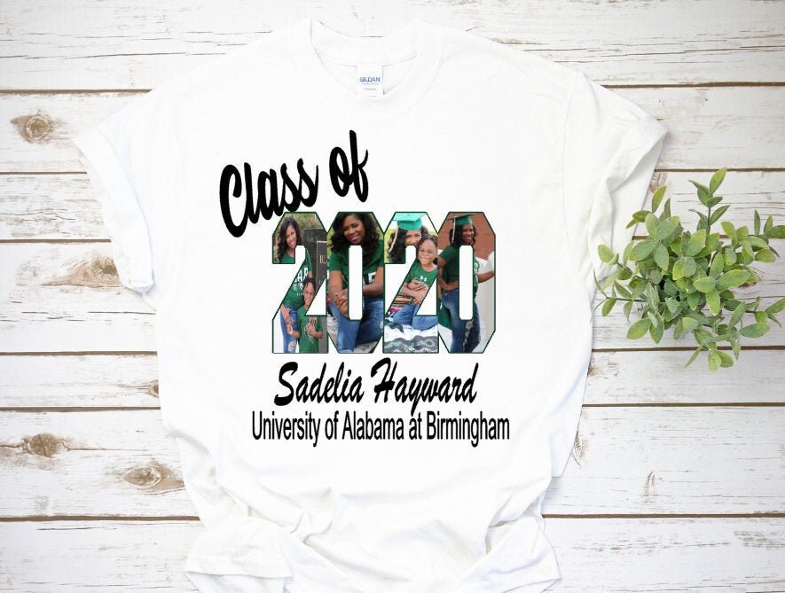 Photo Graduation Shirt Class Of 2020 - Mom Baby Pendant Lwl