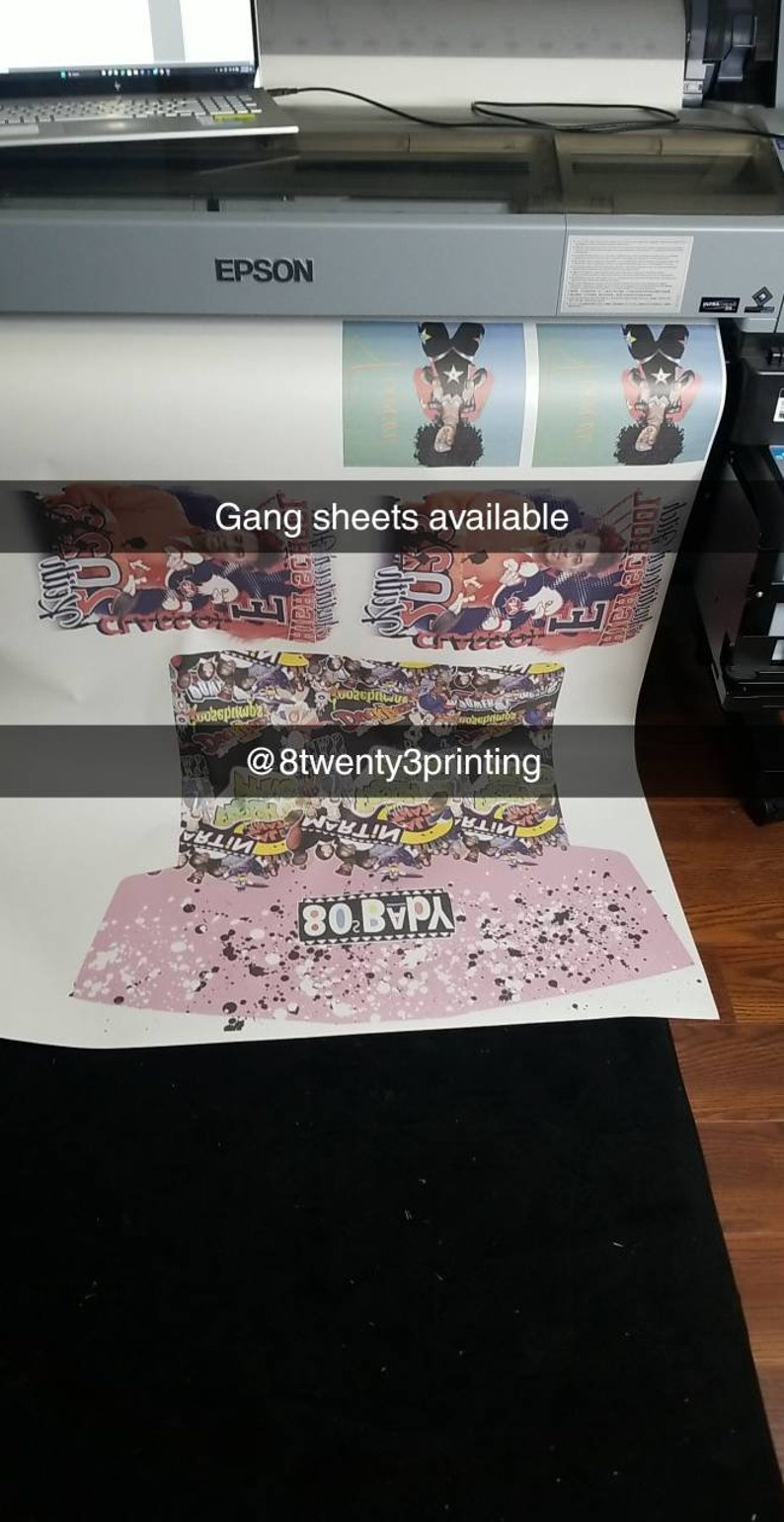 Custom All Over Shirts Sublimation Transfer, Print Ready Printed ...