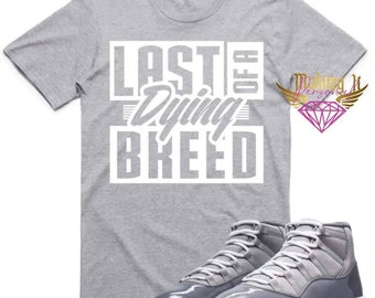 Last of the Dying Breed tee, Last of dying breed statement tee, dying breed air jordan, shirt to match shoes