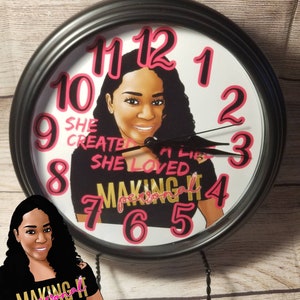 Custom clocks, personalized clocks, picture clocks