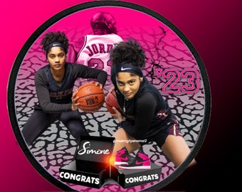 Jordan Inspired stick fans, Customized 9 inch Graduation fans, Church Fans, Sorority Fans, Memorial Fans, Foldable Fans, Big Head fans,
