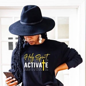 Holy Spirit Activate tee, holy spirit activate graphic tee, Women graphic tshirt, Custom tshirt holy spirit activate, holy spirit custom tee