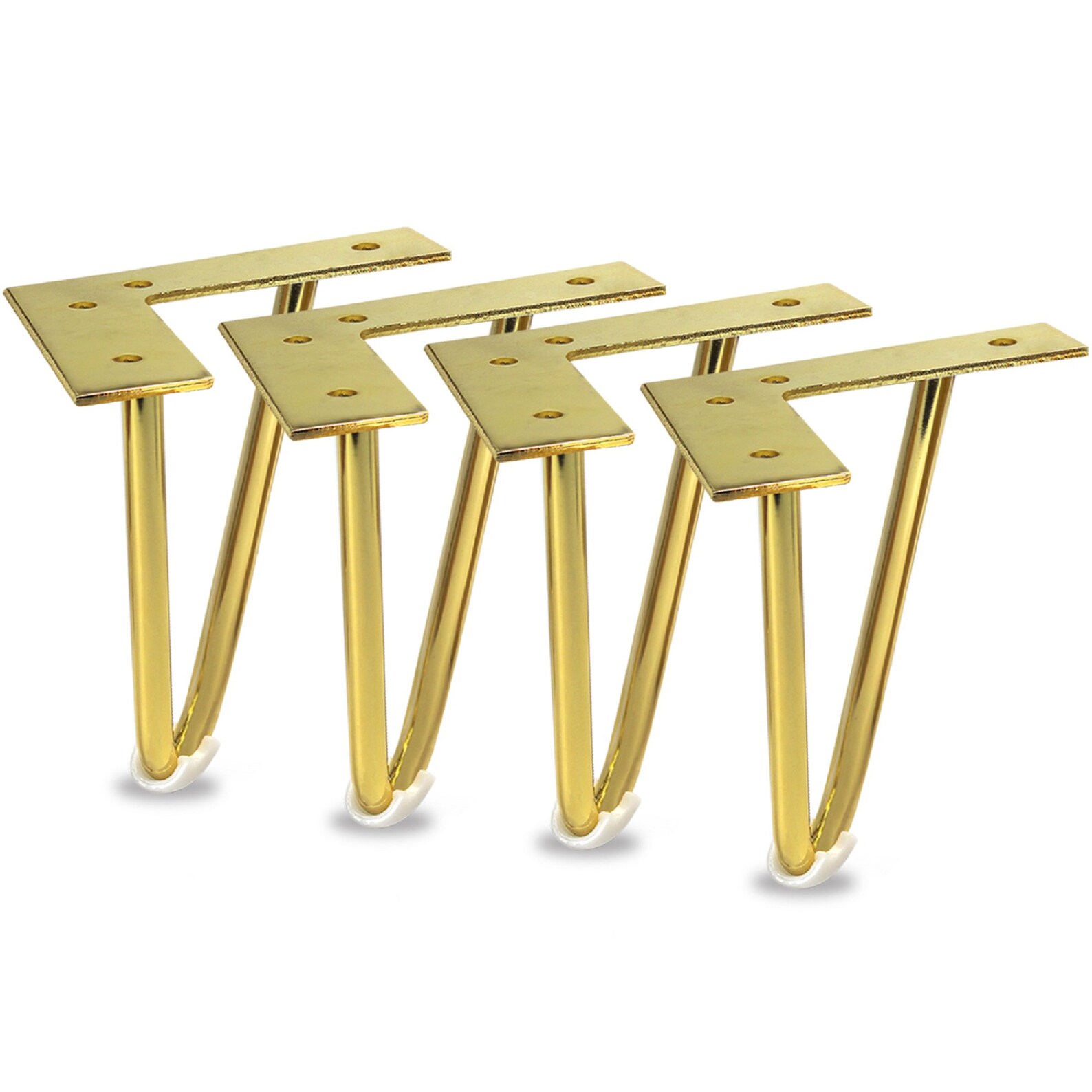 Gold Hairpin Furniture Legs 456 Inch 4PCS Metal Etsy