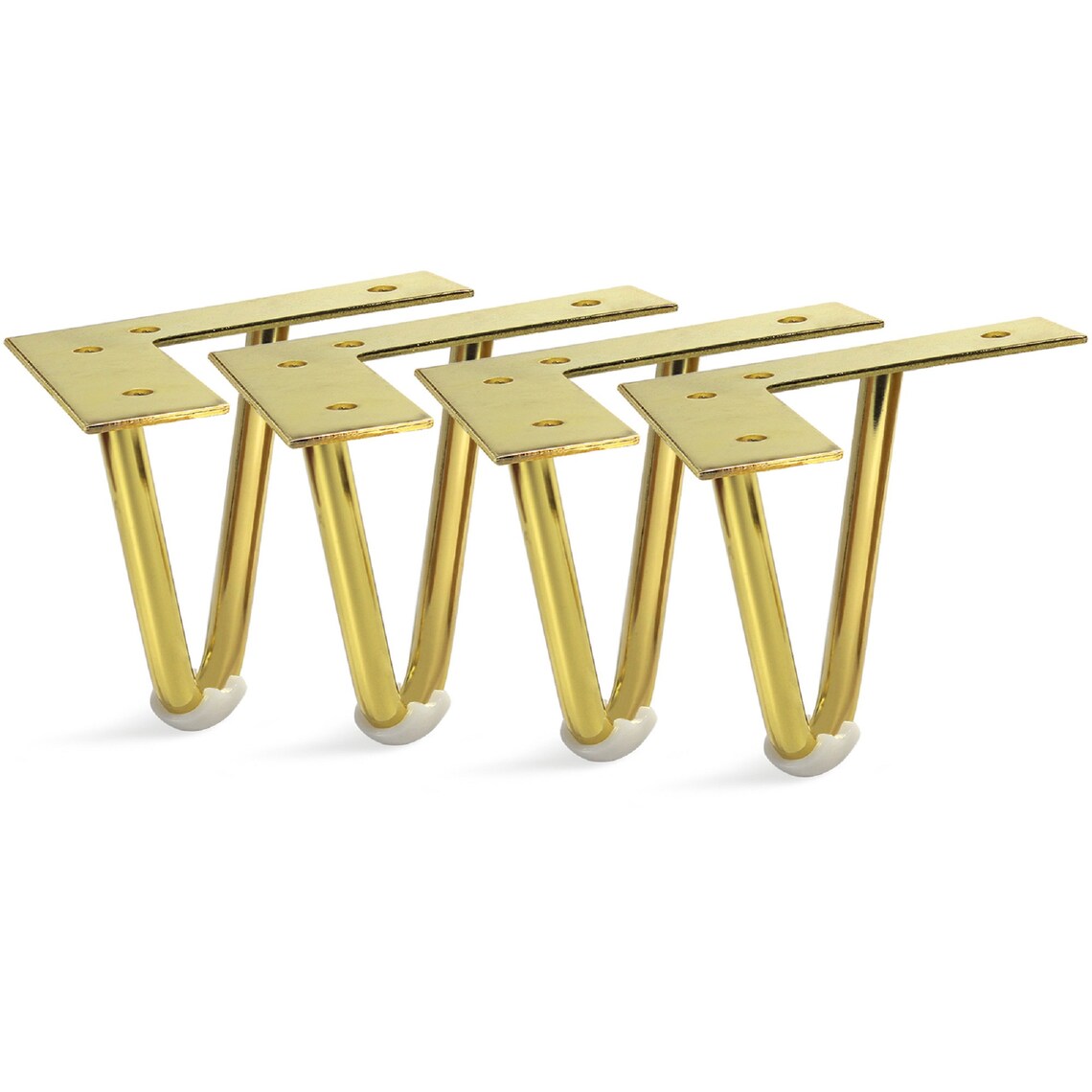 Gold Hairpin Furniture Legs 456 Inch 4PCS Metal Etsy