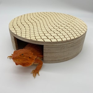 Reptile Hide Cave Reptile Accessories Leopard Gecko Hide Ball Python Hide Bearded Dragon Cave Reptile Furniture image 1