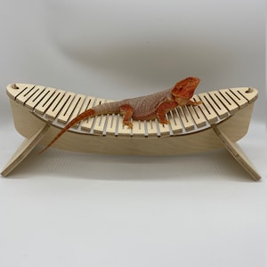 Bearded Dragon Hammock | Reptile Tank Decor | Reptile Hammock | Reptile Basking Platform | Reptile Supplies | Terrarium Decor