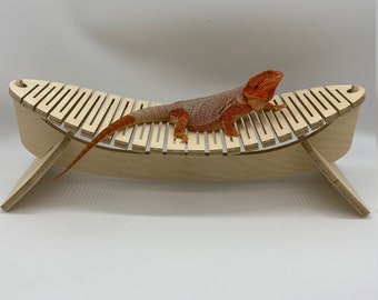 Bearded Dragon Hammock | Reptile Tank Decor | Reptile Hammock | Reptile Basking Platform | Reptile Supplies | Terrarium Decor