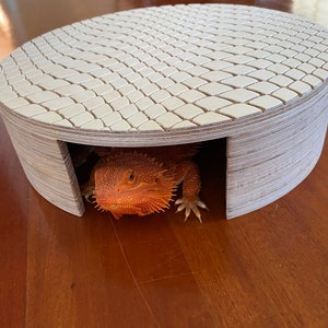 Reptile Hide Cave Reptile Accessories Leopard Gecko Hide Ball Python Hide Bearded Dragon Cave Reptile Furniture image 6