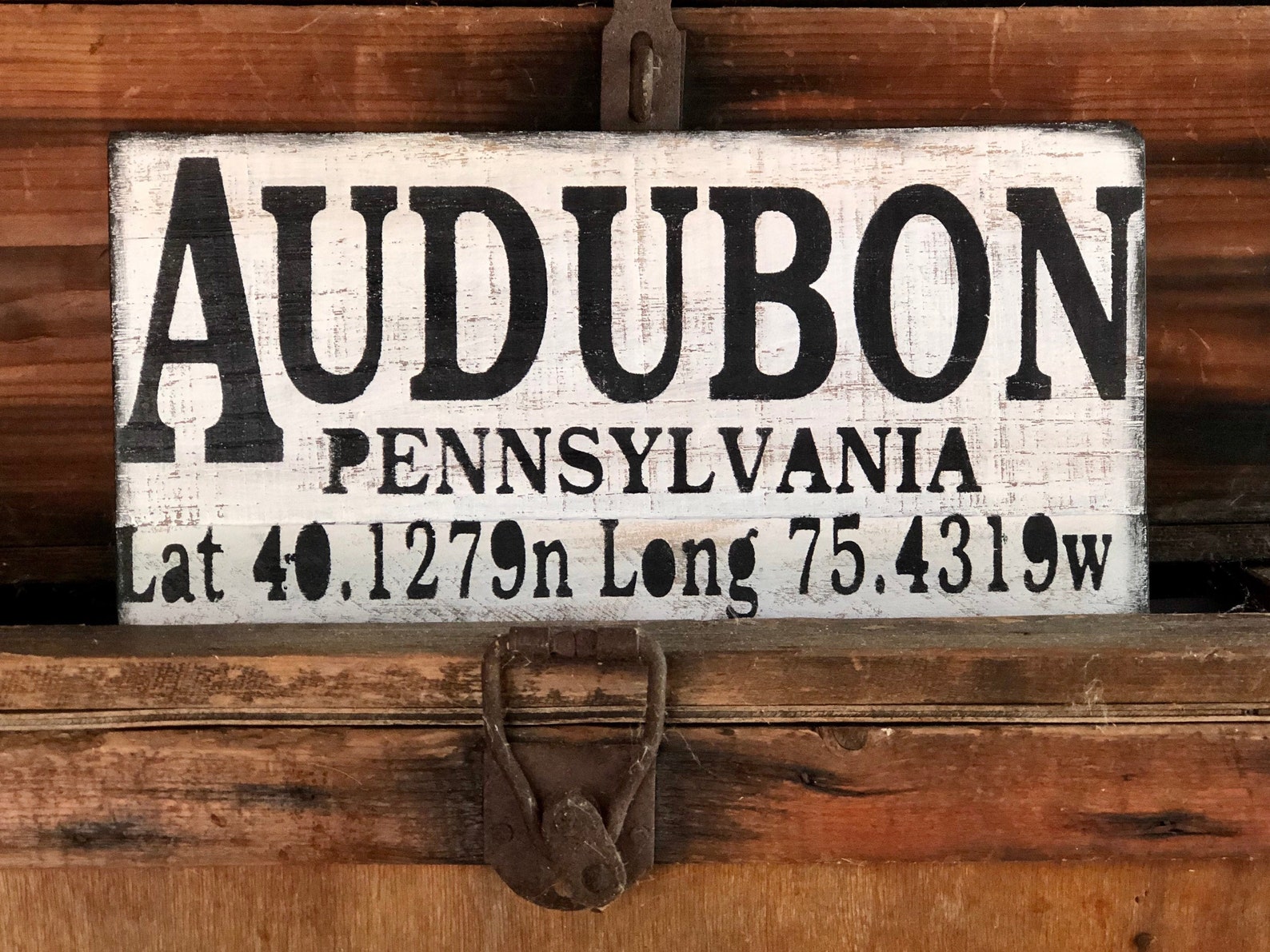 Audubon Pennsylvania House Sign Unique Audubon Memorabilia Etsy UK