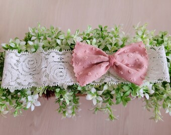 Bébé blanc floral bande bandeau réglable bandeau dentelle fleur VNÑÑ Bébé blanc floral bande bandeau réglable bandeau dentelle fleur VNÑÑ