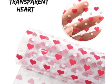 Schillernd Holographische Klar Transparent PVC Stoff Vinyl Schleife Craft Tasche