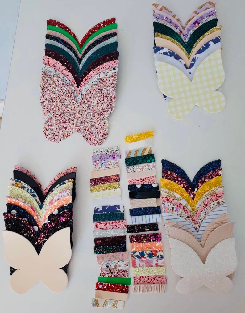 Pre Cut Bows Die Cut Bow Set DIY Hairbows. Precut Bows Etsy