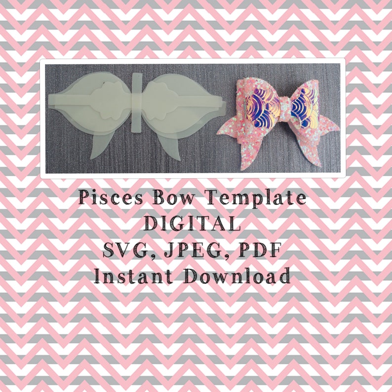 digital bow template bow cut file Bow template silhouette bow template hair bow template cricut bow bow template svg bow svg