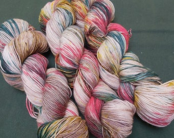 High twist BFL-nylon sokkenwol christmas lights