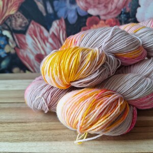 hand geverfde sokkenwol merino nylon. kleur 2413 afbeelding 4