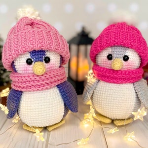 Pin The Penguin Crochet toy pattern, English crochet amigurumi pattern, crochet tutorial image 7