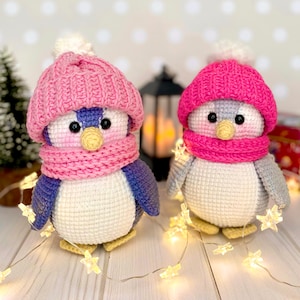 Pin The Penguin Crochet toy pattern, English crochet amigurumi pattern, crochet tutorial image 4