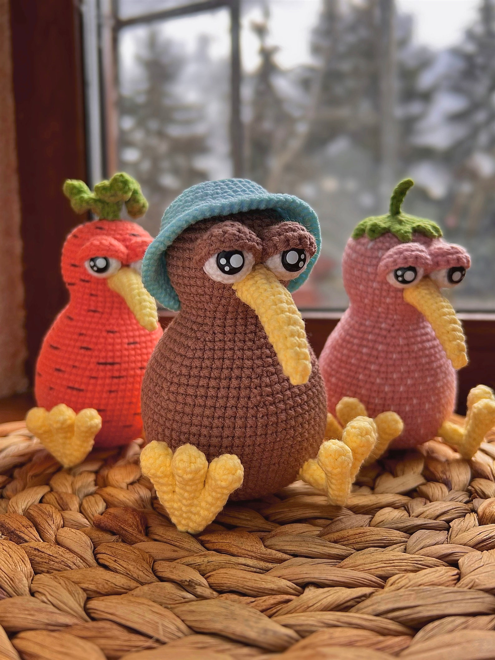 Iwi Bird Pattern Kiwi the Bird Crochet Pattern | Amigurumi Tutorial | Strawberry ...