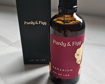 Gotas desodorantes para inodoro Purdy & Figg / Geranio