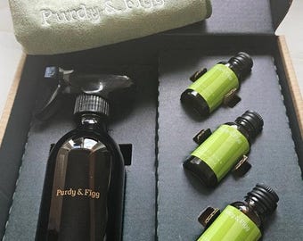 Neues 5-teiliges Purdy & Figg Counter Clean Rare Sommerrasen-Starterkit