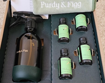 Purdy & Figg, kit de démarrage rare de 6 pièces pour une salle de bain propre