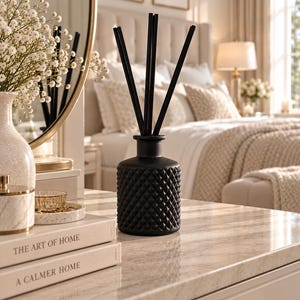 Mattsvart 200ml Geo Diffuser - Presentförpackning