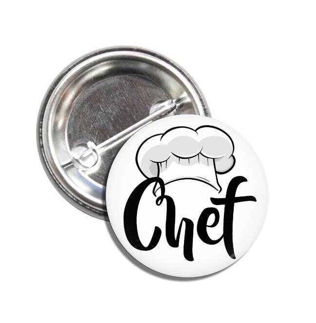 Chef / Buttons / 1.22' Etsy