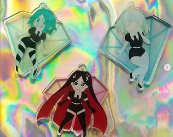 Houseki no Kuni Acrylic Charm: Phos, Diamond, Bortz