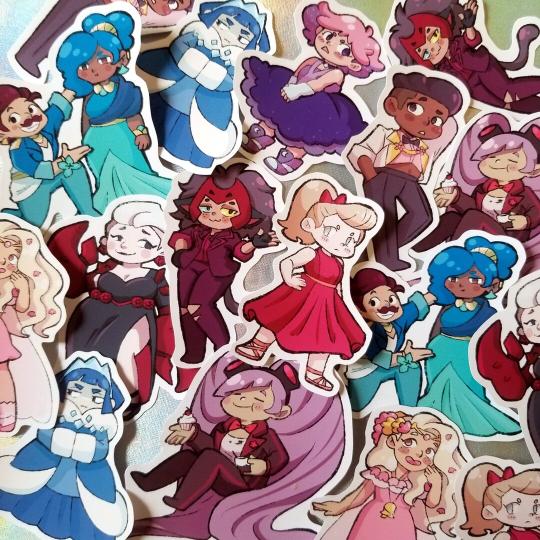Princess Prom Vinyl Sticker Set - Etsy