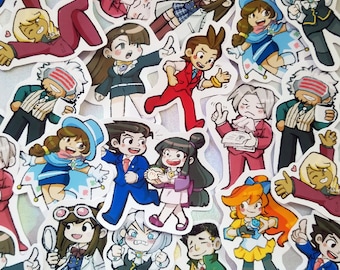 Courtroom Aces Vinyl Sticker Sets
