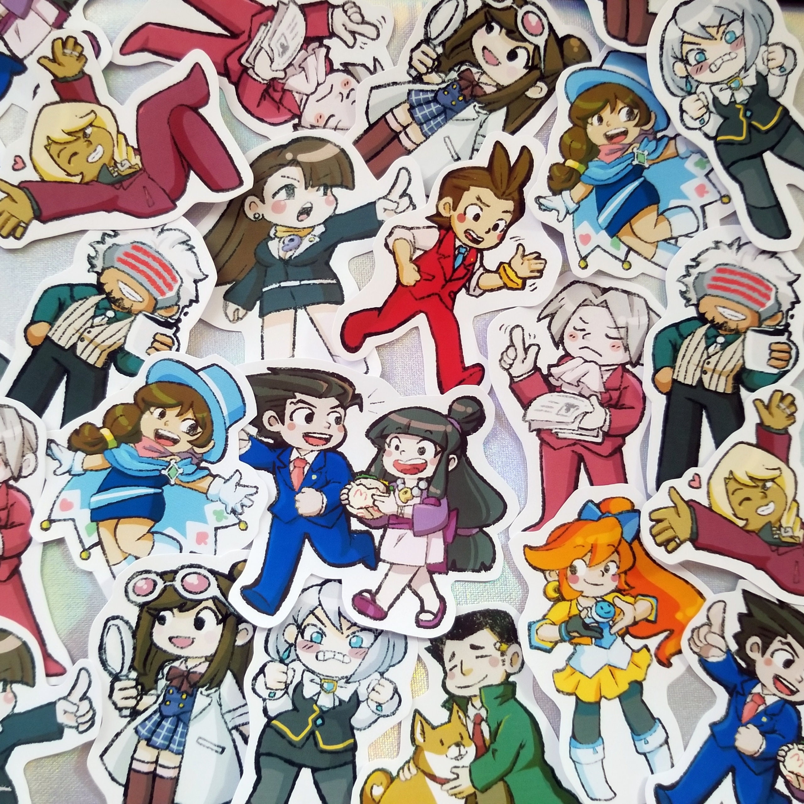 Ace Attorney Parody Sticker · Billenmaatjes · Online Store Powered