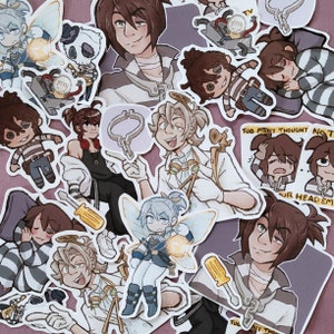 Luca Balsa Identity V Vinyl Sticker Set because im mentally normal