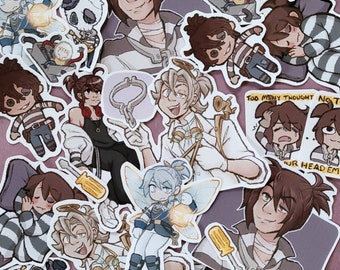 Luca Balsa Identity V Vinyl Sticker Set because im mentally normal