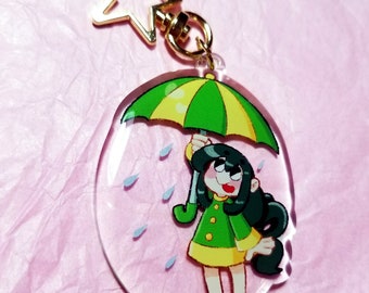 Rainy Day Froppy Acrylic Charm