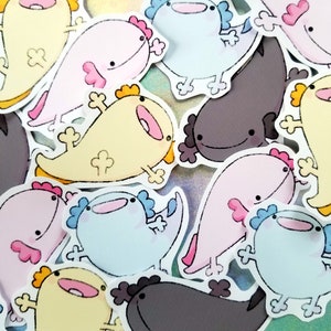 Axolotl Friends Vinyl Sticker Set
