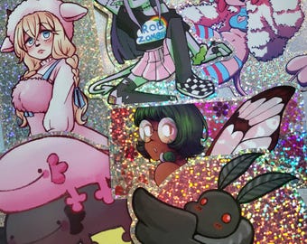 Holographic Original Character Stickers