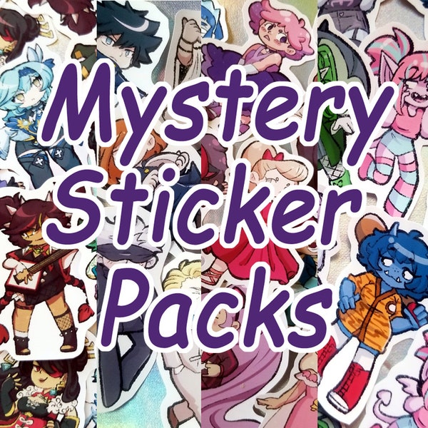 Vinyl Sticker Mystery Grab Bag