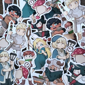 Delicious Dungeoneers Vinyl Sticker Set