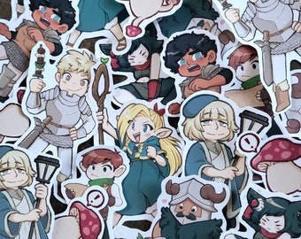 Delicious Dungeoneers Vinyl Sticker Set