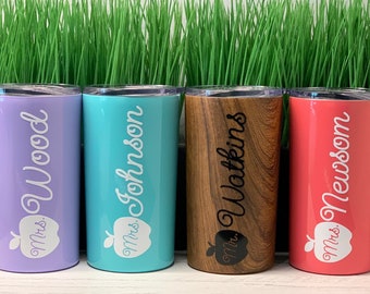 12oz Teacher Gift, Back to School Personalized Appreciation Gift Tumbler Personalized Name Thank You Gift Student Graduation Class Cup