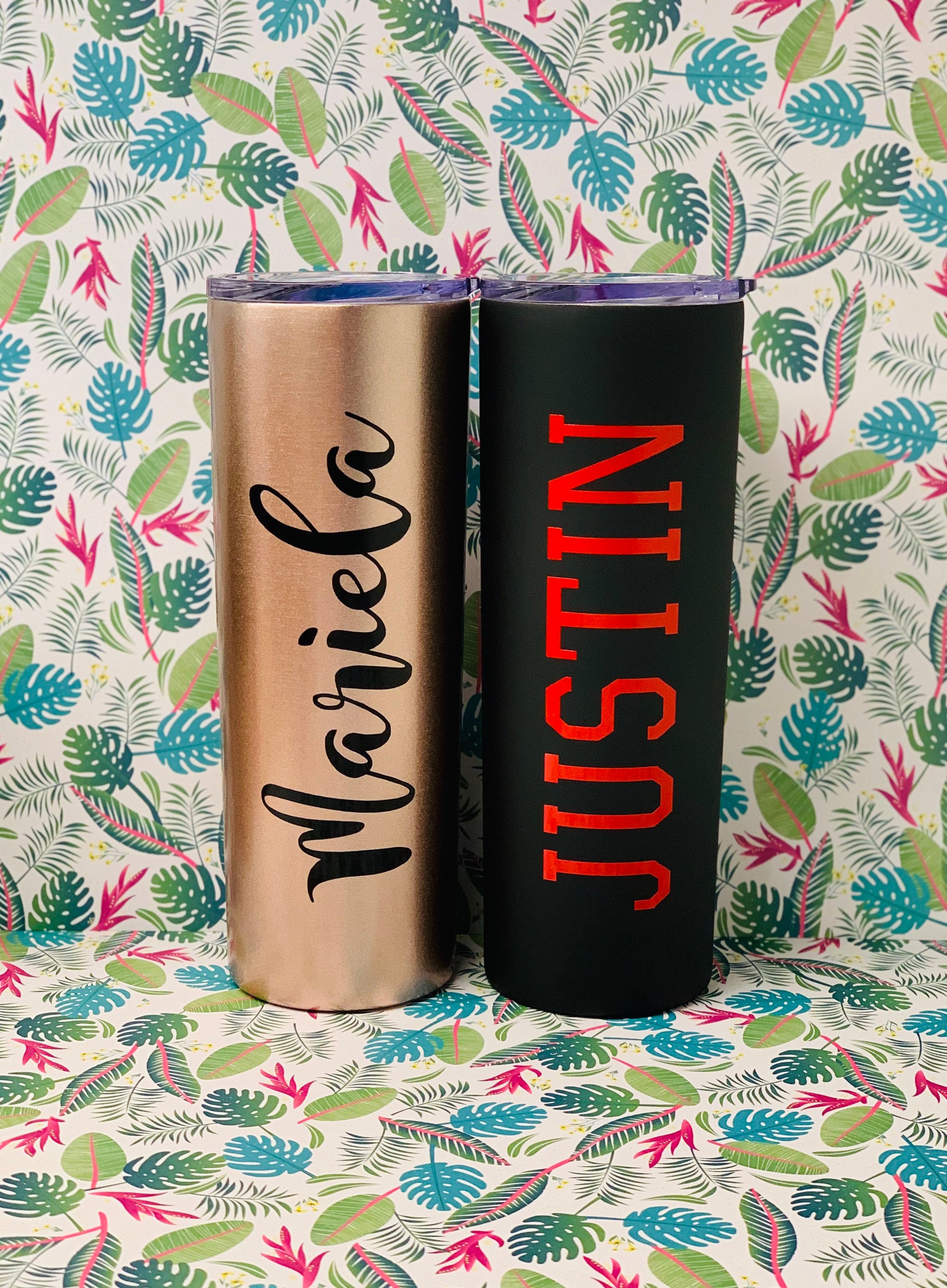 20oz or 12oz Personalized Tumbler Gift Hot or Cold Drink Etsy Nederland